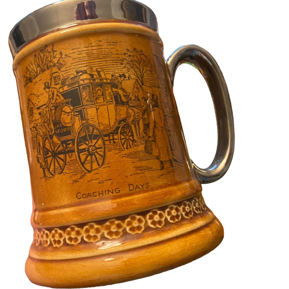 Vintage Lord Nelson Ware by Elijah Cotton Horse carriage scene